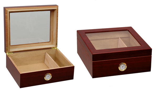 The Chalet Glasstop Humidor...25-40